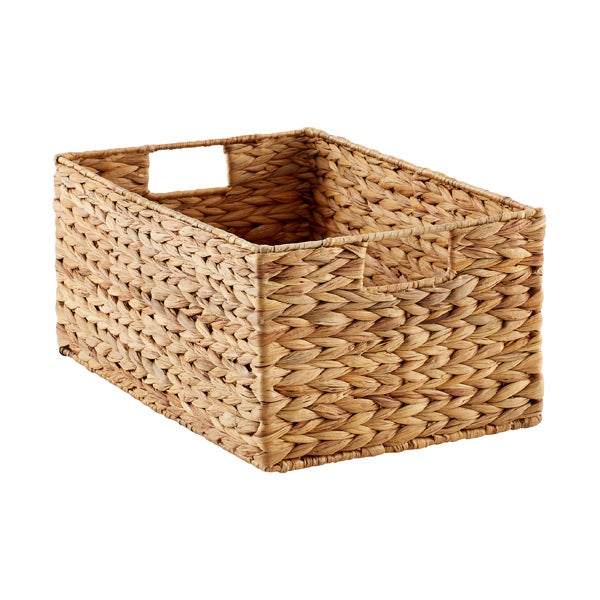 White Rope Rectangle Storage Basket, Small Sold by at Home