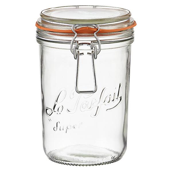 Le Parfait Storage and Canning Glass Jar, 2L