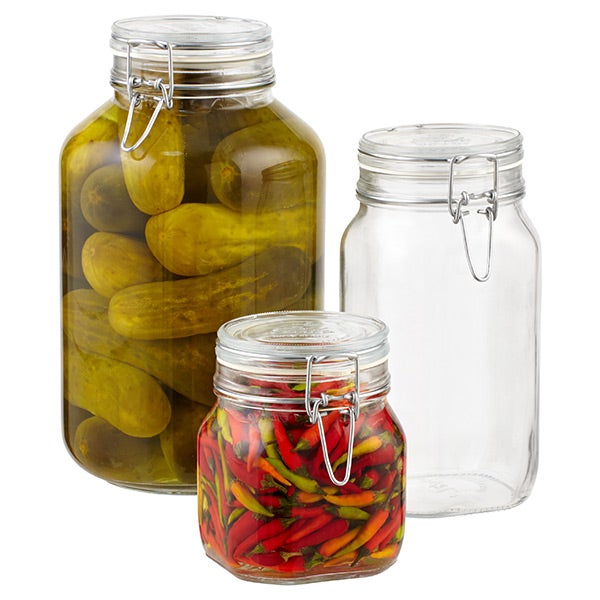 Buy Wholesale China Glass Food Storage Jars With Airtight Seal