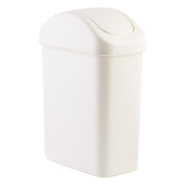 White SwingLid Trash Cans The Container Store