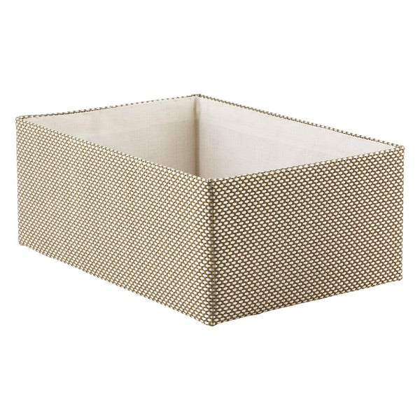 Sage Silver Woven Kiva Storage Bins The Container Store