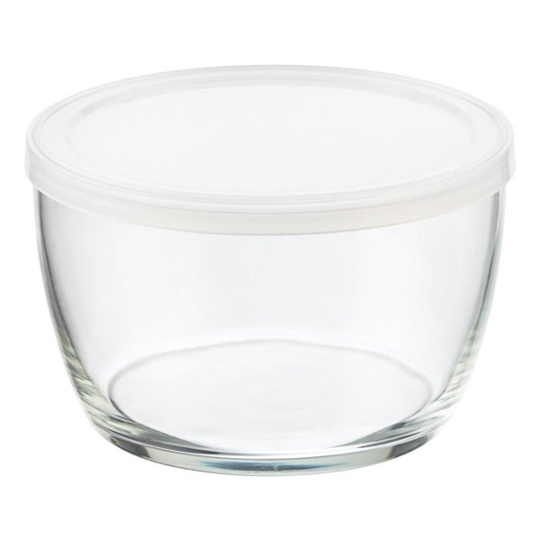 NUOLUX Bowl Glass Bowls Set Transparentstorage Bowl Clear Lids Set