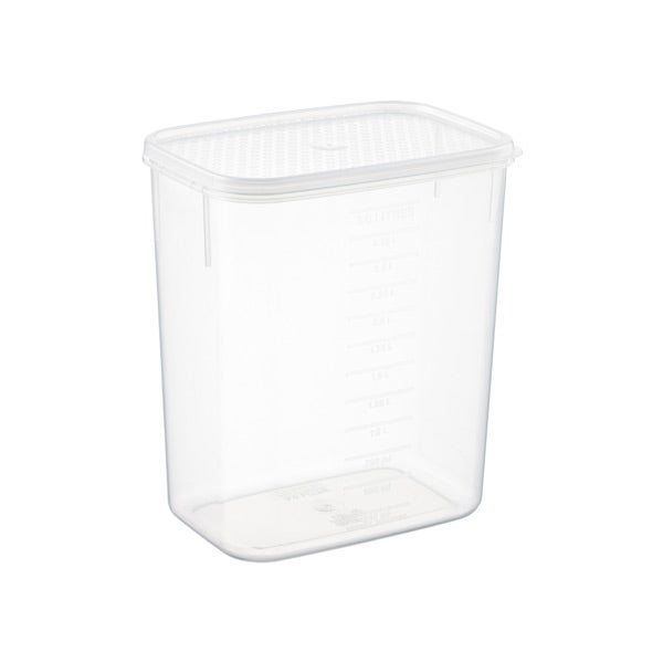 Tellfresh Tall Food Storage - 5 x 7 x 8-1/8 - 3.2 qt - Each