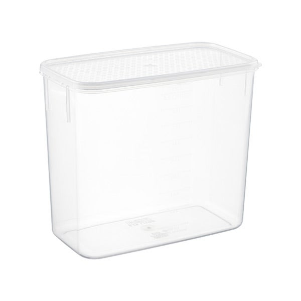 Tellfresh 4-5/8 x 4-5/8 x 4-7/8 1.2 Quart Square Food Storage - Each