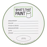 1 gallon paint can labels