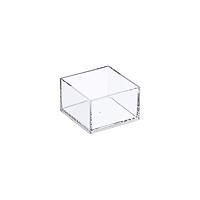 Small Square Acrylic Tray Clear
