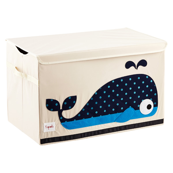 3 Sprouts Toy Chest - Whale