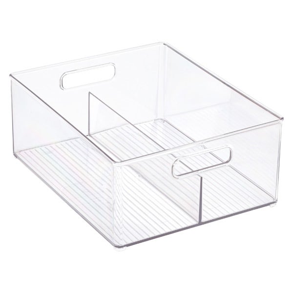 iDesign Clear Storage Bin Stackable