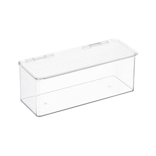 Hinged Lid Stackable Boxes The Container Store