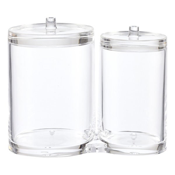 Acrylic Dual Canister Set