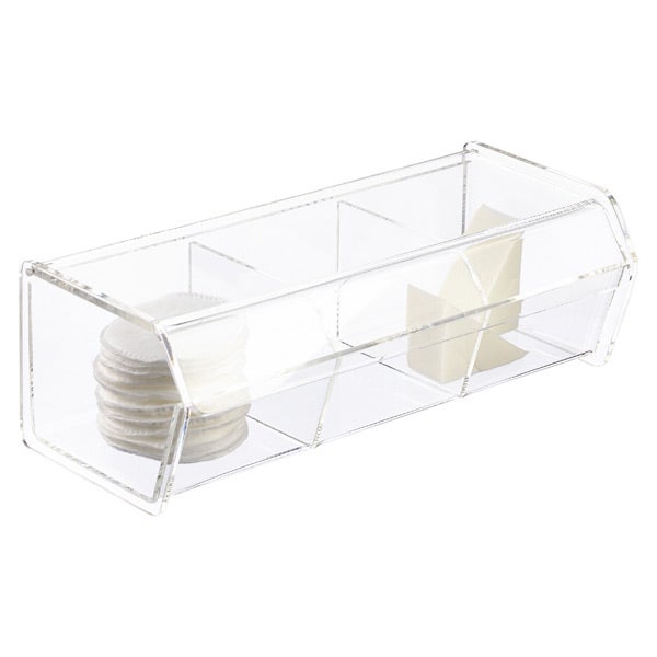 3-Section Acrylic Hinged-Lid Box