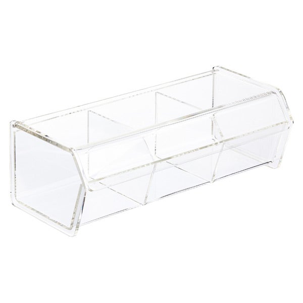 3-Section Acrylic Hinged-Lid Box