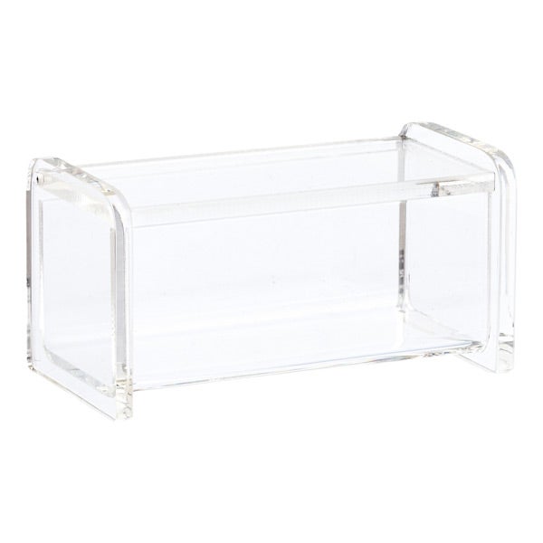 Acrylic Square Hinged-Lid Box Clear, 6 x 6 x 2-3/4 H | The Container Store