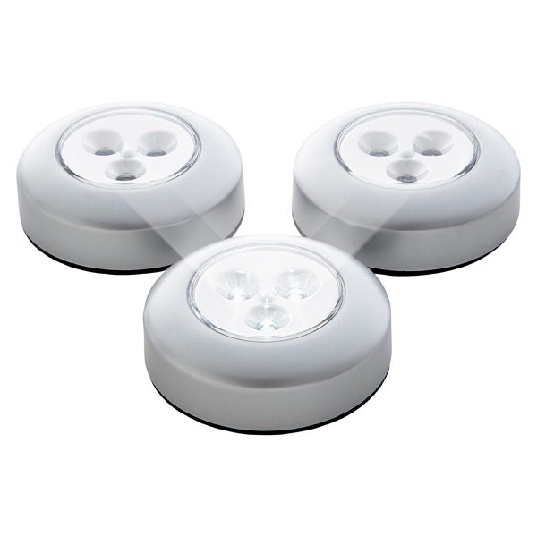 3 Led Anywhere Stick On Lights The Container Store