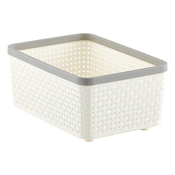 Woven Bins Ivory Cottage Storage The Container