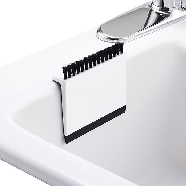 Kohler 6379-0 KOHLER Kitchen Sink Squeegee and Countertop Brush,  Multi-Purpose, White