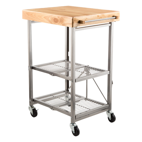 Kitchen Cart Table Deals 56 Off, Belleze Kitchen Island Cart With Wood Top