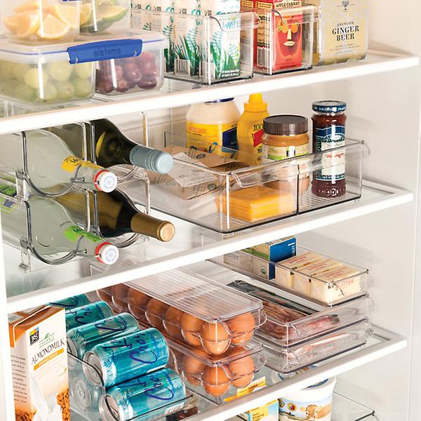 Storage Fridge Bins - Refrigerator Organizer Bins for Fridge
