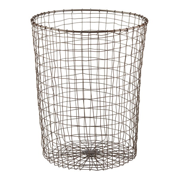 Rustic Marche Steel Trash Can The Container Store