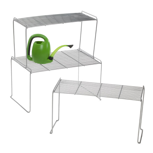 Large Flat Wire Stackable Shelves The, Stackable Wire Closet Shelves