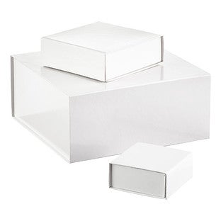 Download Glossy White Collapsible Gift Boxes The Container Store
