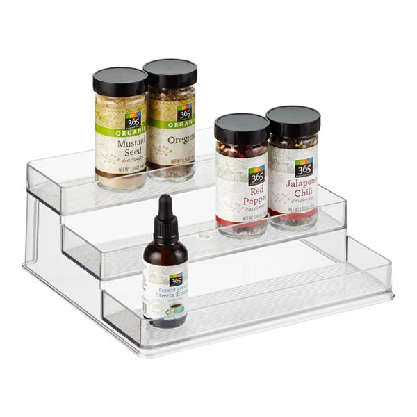 1 Set 3-Tier Spice Rack Organizer For Cabinet, Spice Rack Seasoning  Organizer, Acrylic Tiered Medicine Cabinet Organizer Countertop Organizer,  Kitchen