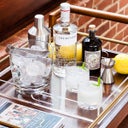 Square Acrylic Serving Tray with Handles