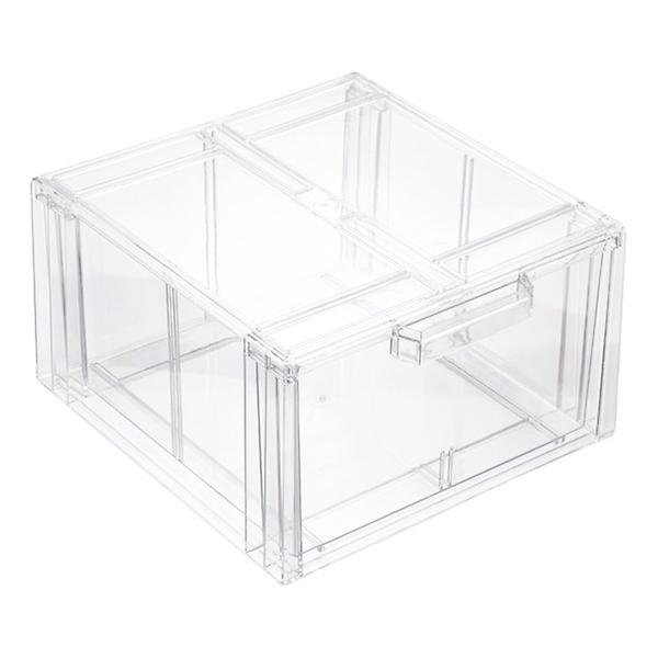 Clear Stackable Sweater Drawer Case of 2, The Container Store