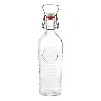 Bormioli Rocco 42 oz. Italian Glass Bottle Clear