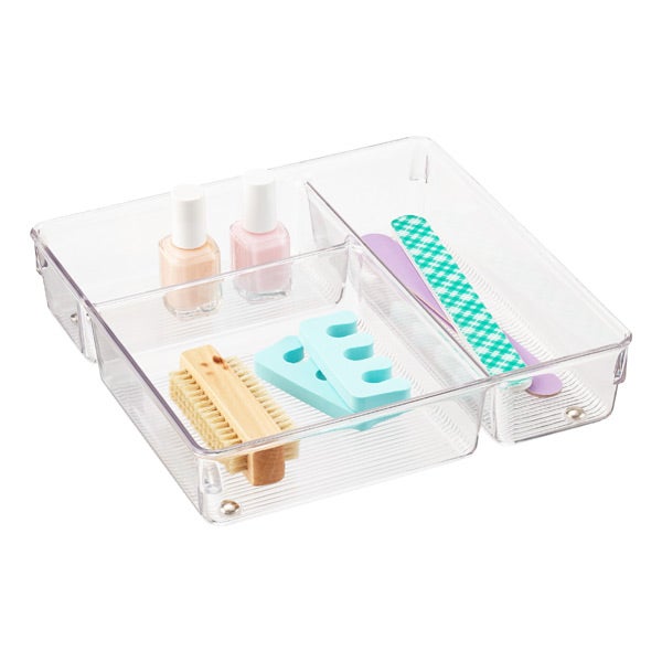 Interdesign Linus 3 Section Drawer Organizer The Container Interdesign Linus 3 Section Drawer Organizer