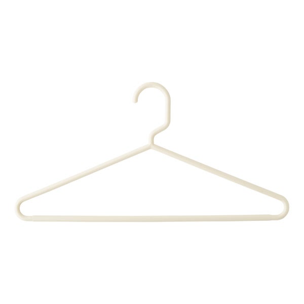 grey clothes hangers