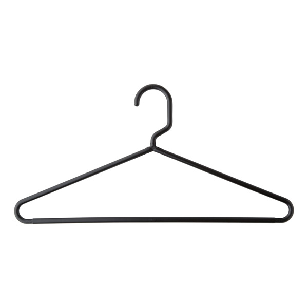 Classic Tubular Hangers - White, Grey \u0026 Black Plastic Hangers | The  Container Store