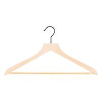 Wooden Shirt Hanger Ribbed Bar Lotus Pkg/6