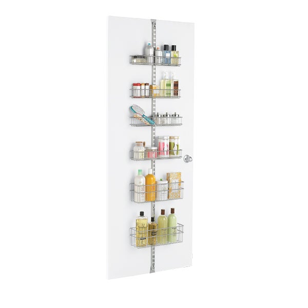 Platinum Elfa Utility Bathroom Over The Door Rack The Container Store