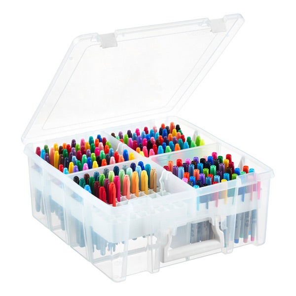 Art Bin Super Satchel Double Deep With Removable Dividers - Craft Warehouse