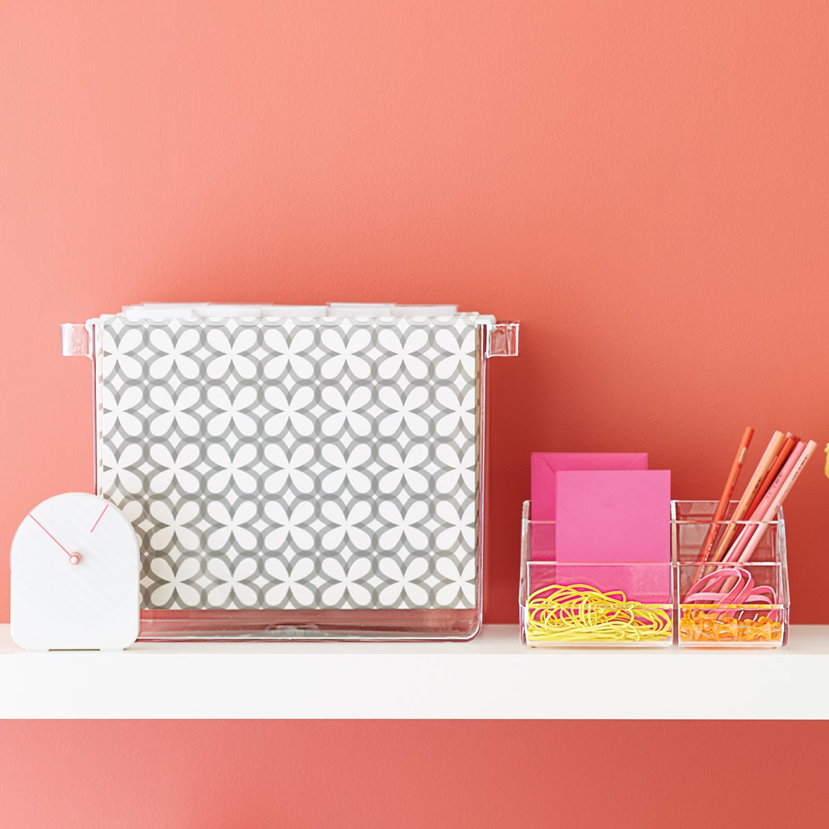 Acrylic Desktop File The Container Store