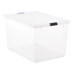 clear totes with locking lids