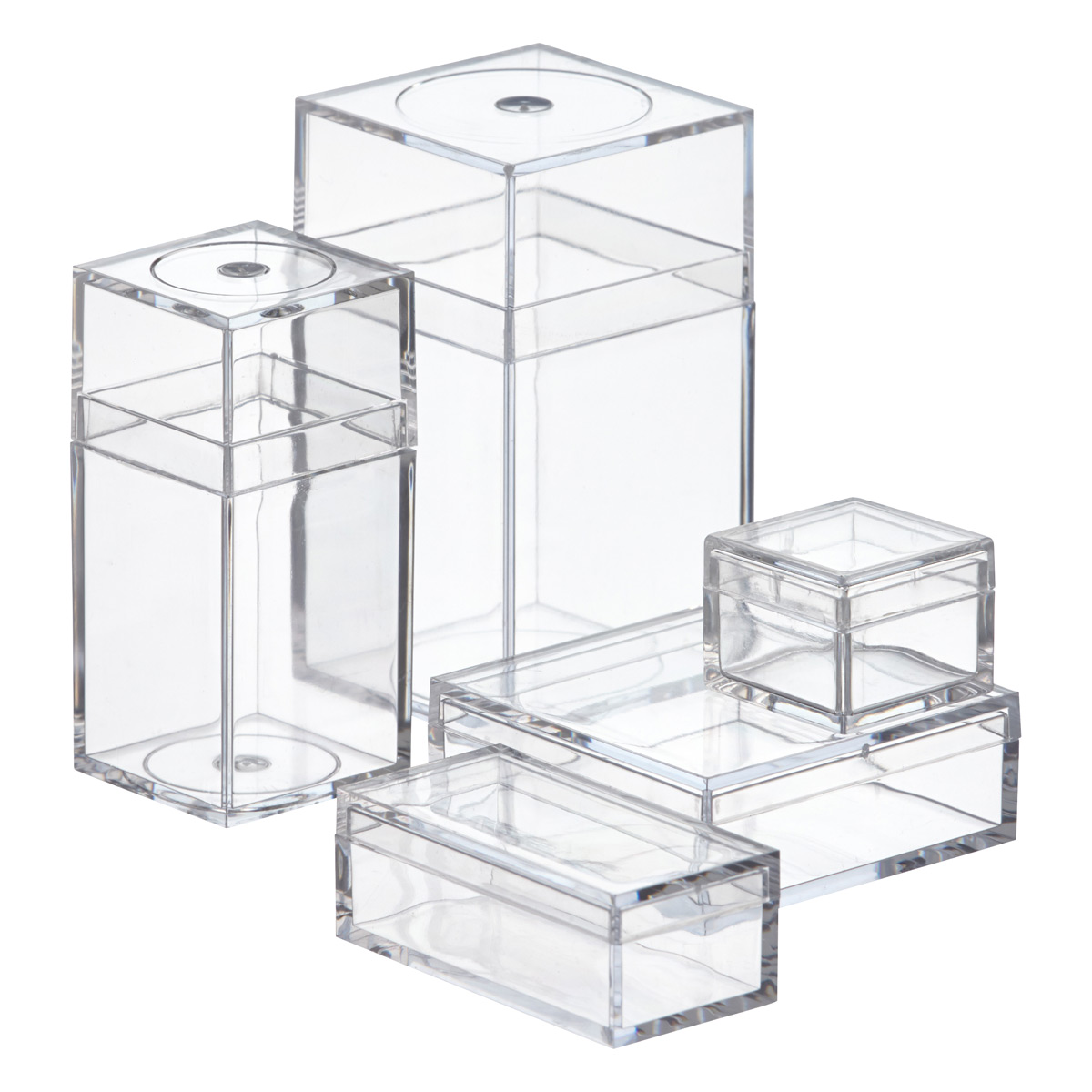New Clear Plastic Mini Cubes 59ml /40 