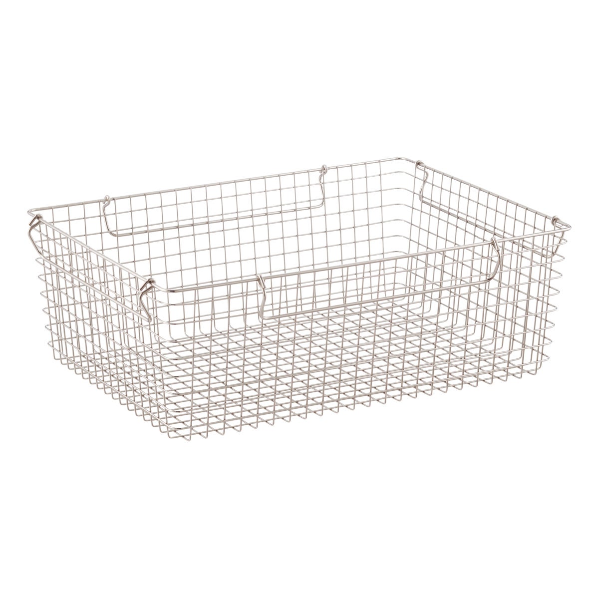 wire storage baskets bins