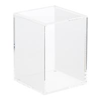Luxe Acrylic Plush Toy Display Cube Clear