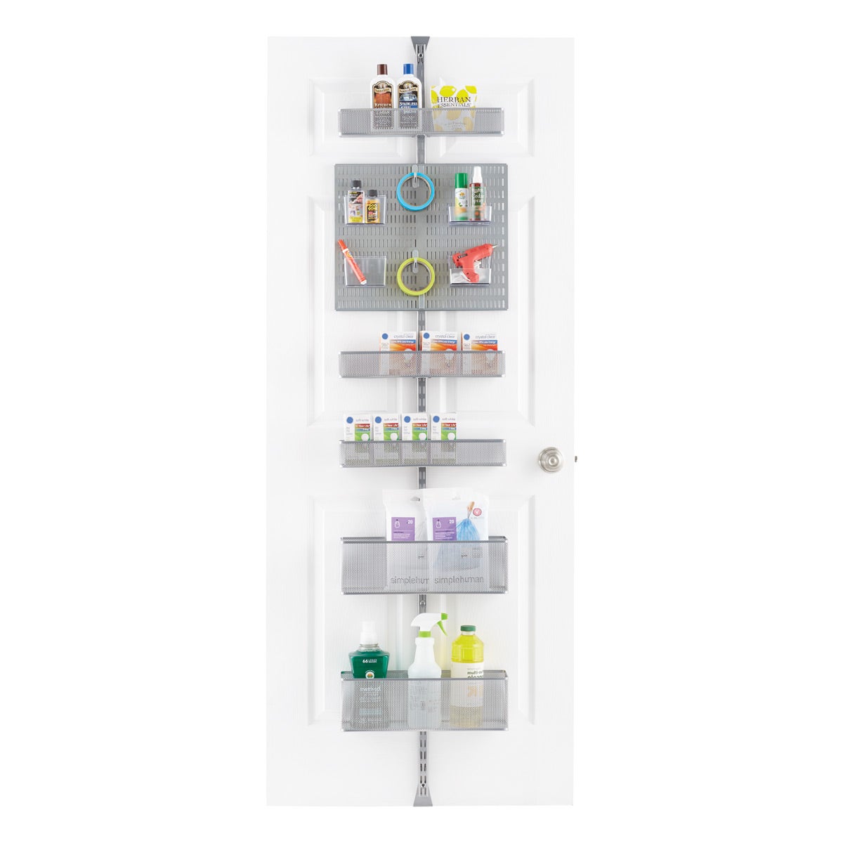 Platinum Elfa Utility Over The Door Rack Solution The Container Store