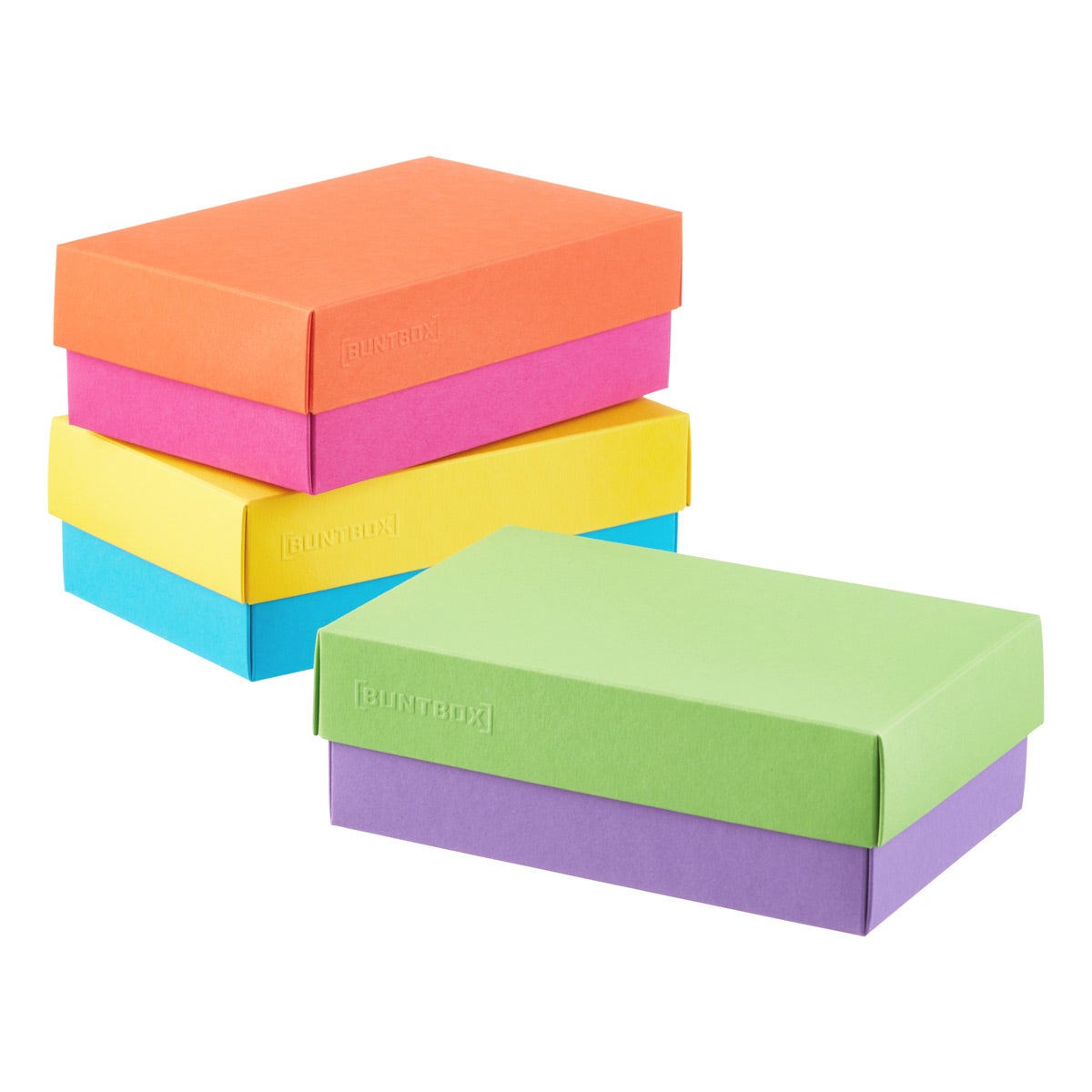 Assorted Brights 2 Piece Gift Boxes - 