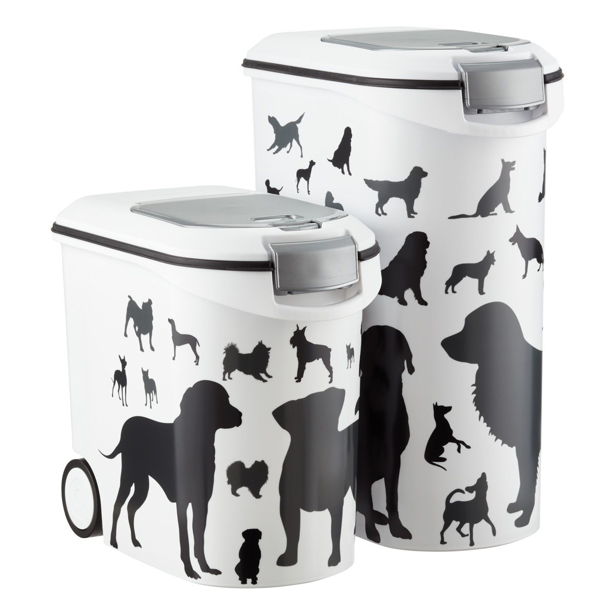 cute dog food storage container