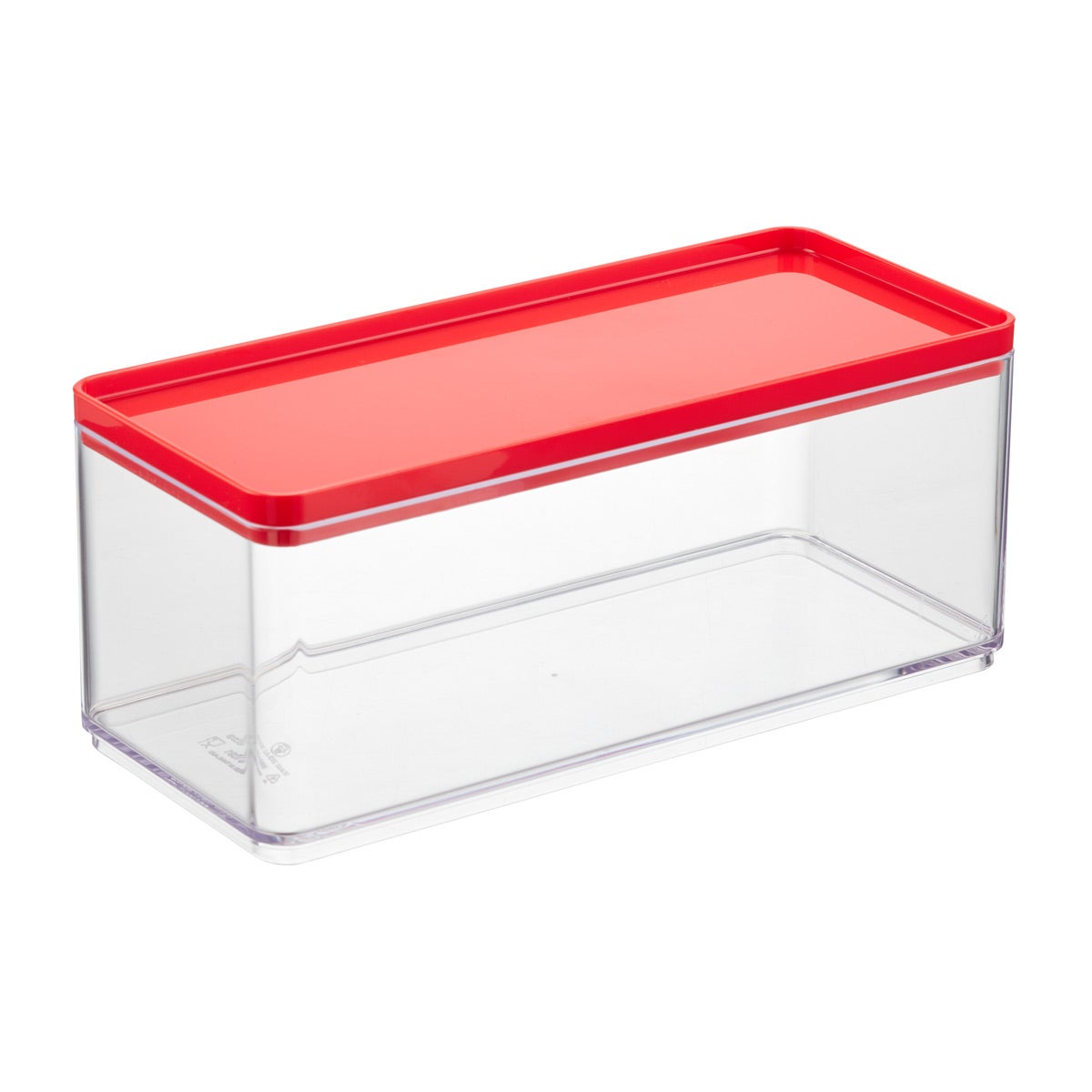 rectangular clear plastic boxes