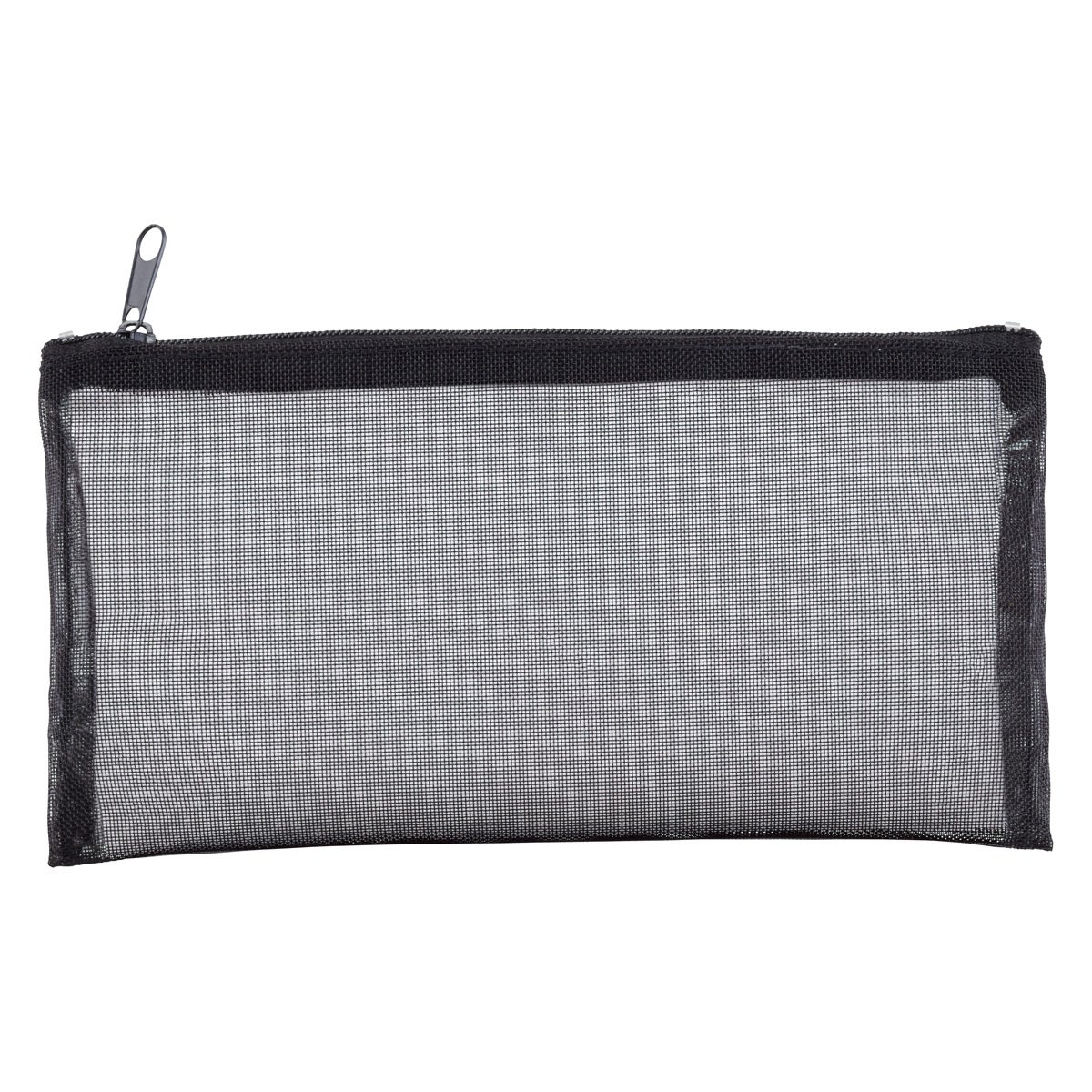 black micro mesh pouches