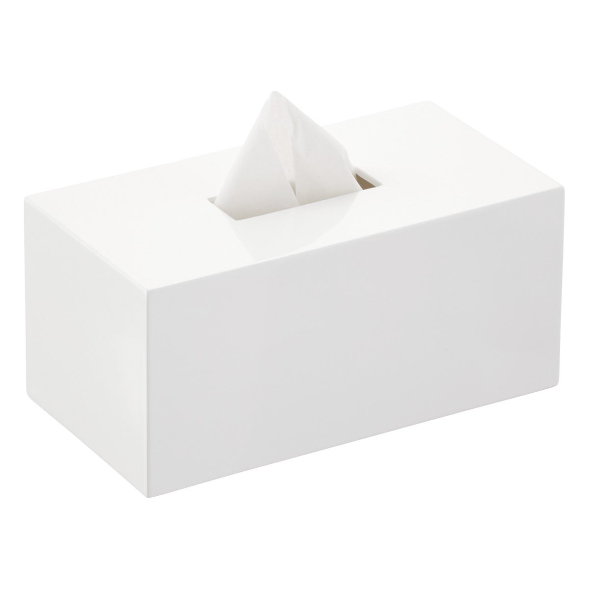 Lacquered Rectangular Tissue Box Cover