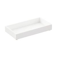Design Ideas Lacquer Guest Towel Tray White