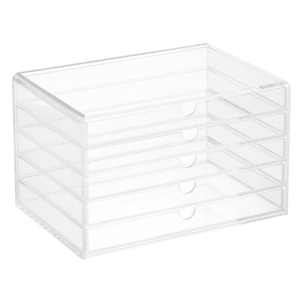 5-Drawer Premium Acrylic Accessory Box