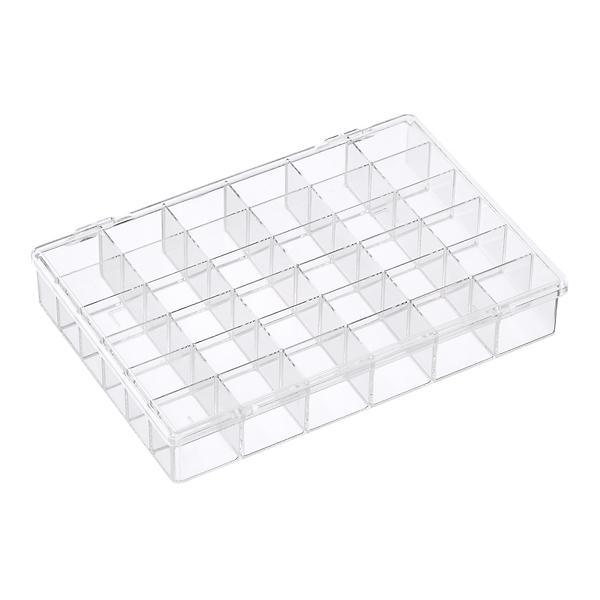 36-Compartment Clear Box | The Container Store