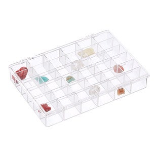 6-pc Plastic Craft Storage Containers Beads Pills Hobby